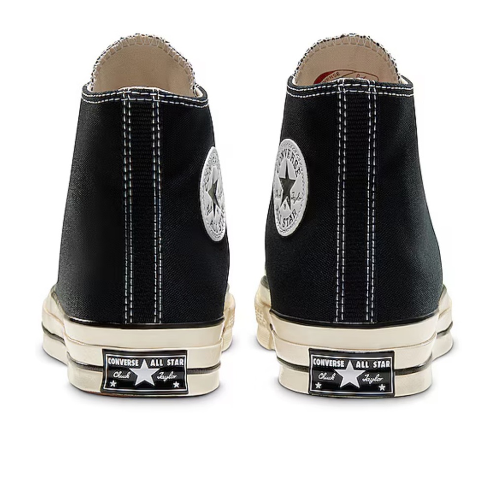 Converse Black and White High-Top Sneakers - Picture 4 of 9